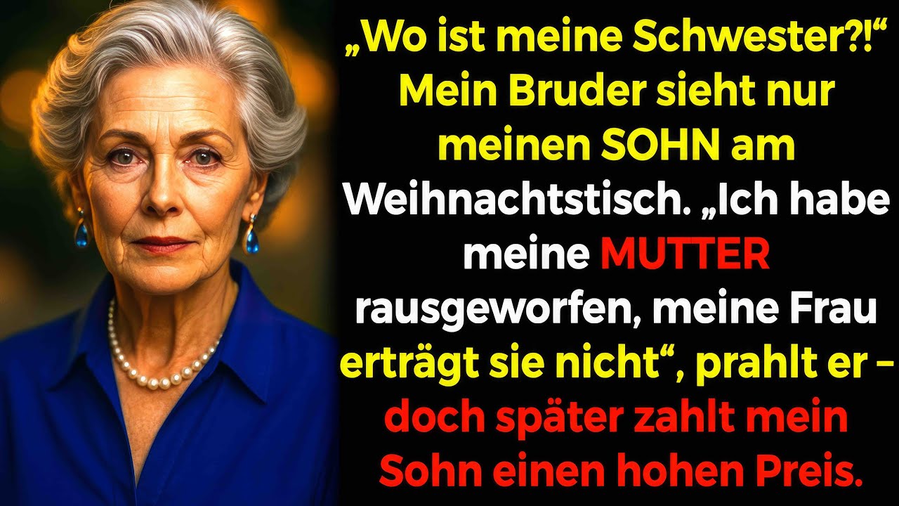 „Ich habe meine Mutter rausgeworfen. Meine Frau erträgt sie nicht.“ Mein Sohn stand auf, die Brust geschwellt, als hätte er etwas Bewundernswertes getan – während ich, seine 69-jährige Mutter, mit...