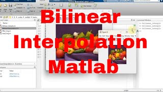 Bilinear Interpolation in image processing Matlab Code / Bilinear Interpolation Matlab Code