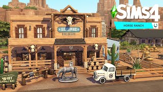 Unicorn Saloon ? w/ Horse Ranch Expansion | The Sims 4 - Speed Build (NO CC)