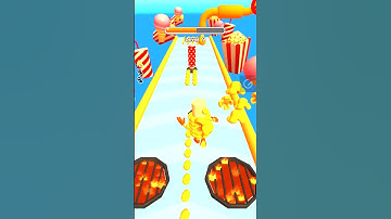 Popcorn Panic 🍿😱 Popcorn Run 3D 9 Level #PopcornRun3D