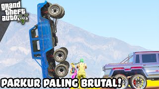 BALAPAN PARKUR PALING BRUTAL DI DUNIA - GTA 5 Indonesia Funny Moments