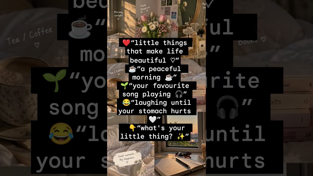 A little reminder to appreciate the small things in life 🌷☁