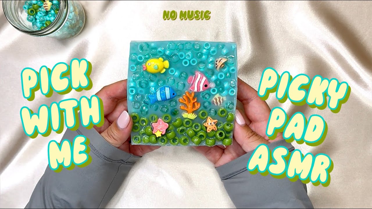 picky pad picking for relaxation *no music* | feeling like summer with oceanic picky pad