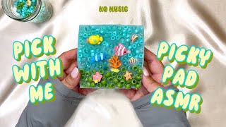 picky pad picking for relaxation *no music* | feeling like summer with oceanic picky pad