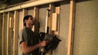 Wood Blocking Installation  Special Wall Framing Situations