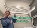 Retractable Clothes Drying Rack Review | Holds So Many Clothes | Saves So Much Space!