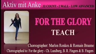 For the glory - Marlon Ronkes \u0026 Romain Brasme - teach and learn with Anke