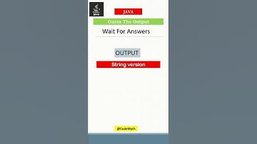 Guess the output - 25 #codemyth #coding #javaframework #codedecode #code #programminglife