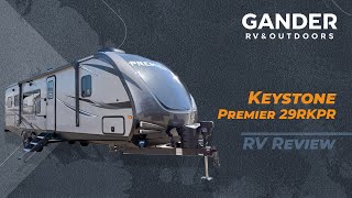 2020 Keystone Premier 29RKPR, this rear kitchen RV will blow you away!