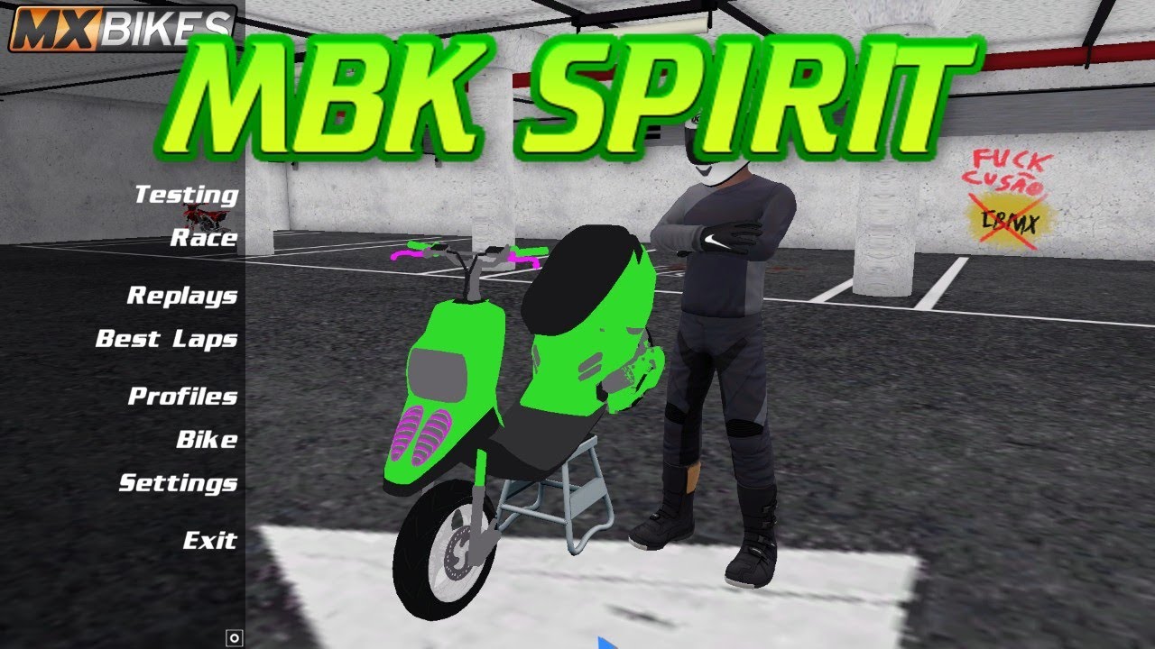TUTO MBK SPIRIT MX BIKES