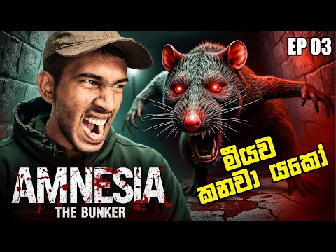 මීයා මරන් කනවා | Amnesia THE BUNKER එකේ බියකරු අත්දැකීමක්! PT 03
