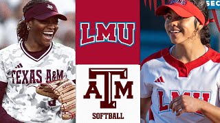 Texas A&M vs LMU FULL GAME | Mar 29, 2025 | College Softball | Softball Today