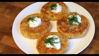 КАРТОФЕЛЬНЫЕ ЗРАЗЫ С ГРИБНОЙ НАЧИНКОЙ / КАРТОФЕЛЬНЫЕ ПИРОЖКИ С ГРИБАМИ БЕЗ МУКИ!