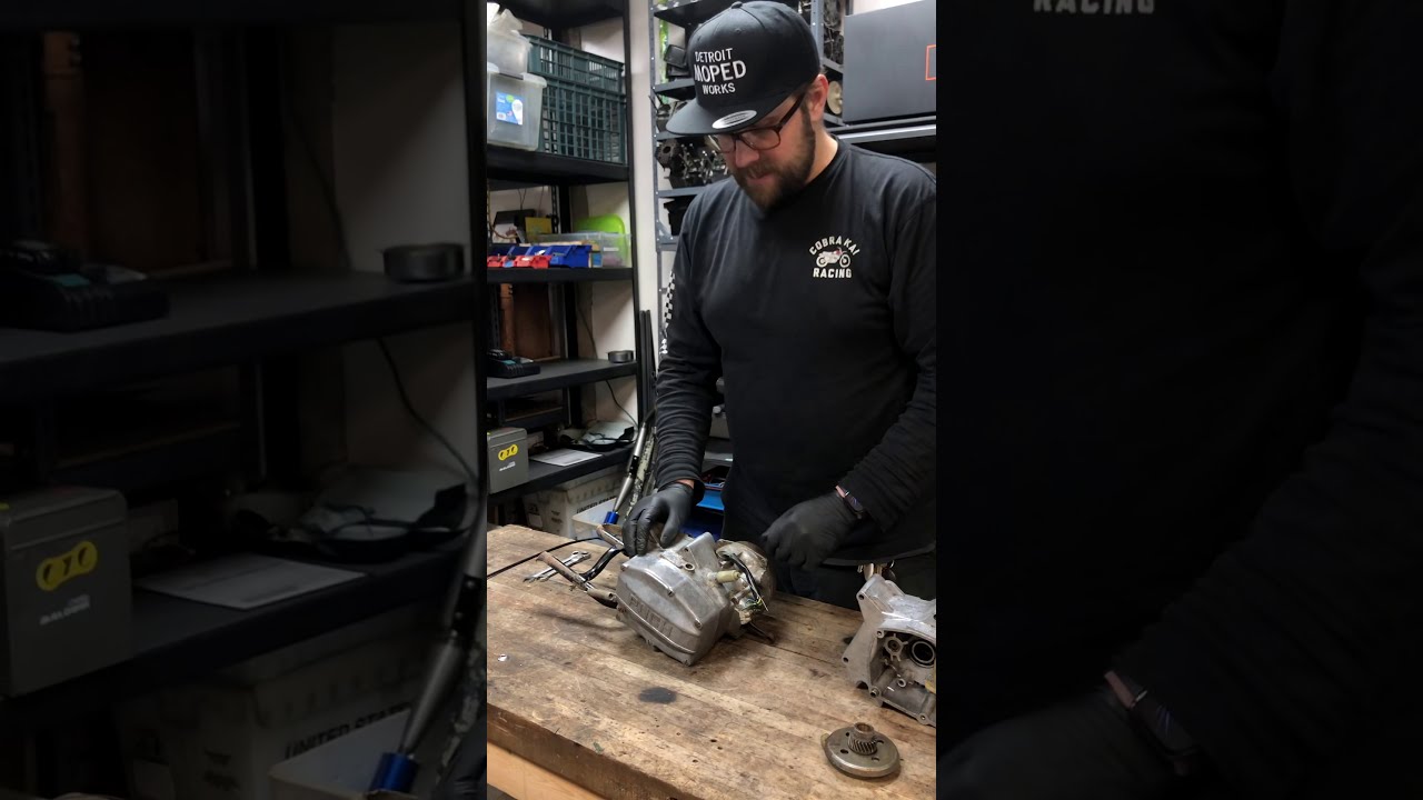 How to install a Puch ZA50 starter clutch cable + explanation +