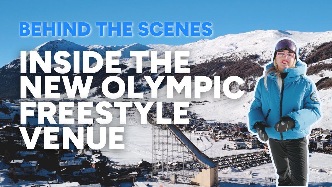 OLYMPIC FREESTYLE VENUE IN LIVIGNO | Behind the scenes with Aimee Fuller