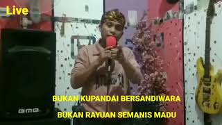 live lagu enak ,DI SINI KUNANTI CINTAMU,Obbie mesakh,Cover La Ode Awaluddin