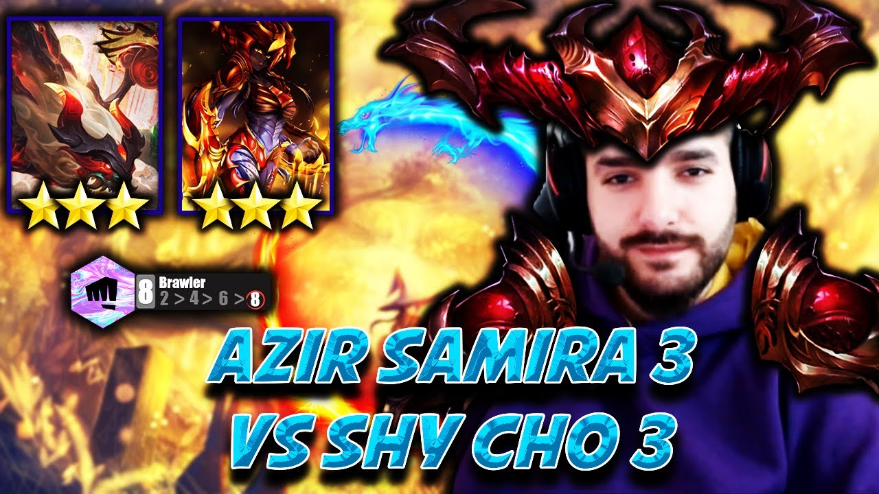 BU NASIL LOBİ !? 3 LEVEL AZİR + SAMİRA VS 3 LEVEL SHYVANA + CHOGATH | SET 4.5 TFT