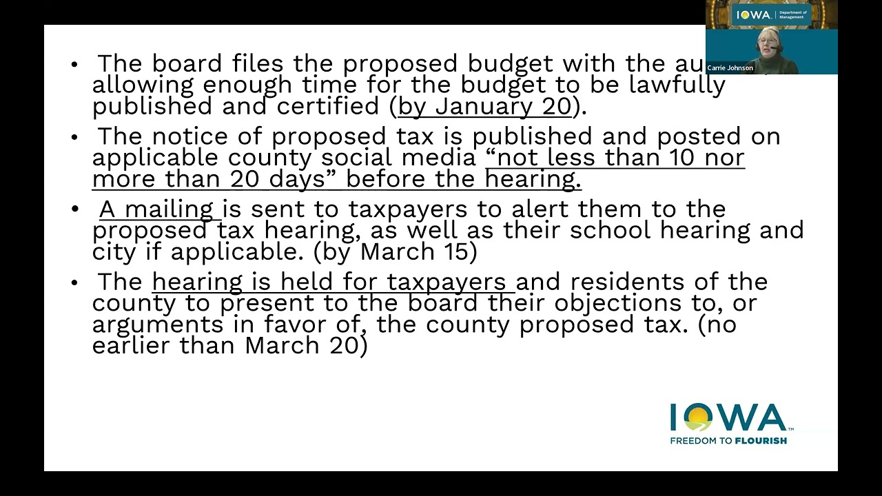 Overview of FY27 County Budget Process - January 15, 2026