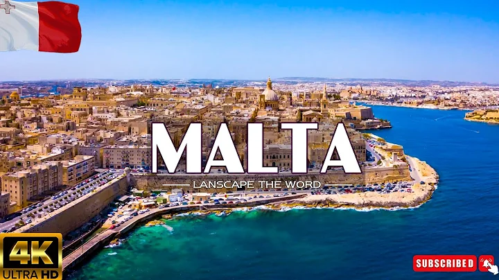 FLYING OVER MALTA (4K UHD) | Relaxing Music Along With Beautiful Nature Videos | 4K Video HD