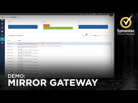 Introducing Symantec CloudSOC Mirror Gateway