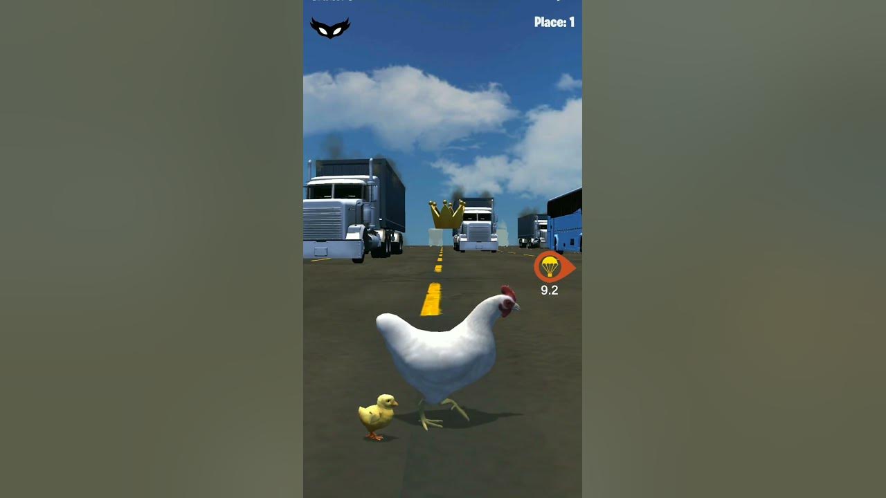 chicken road crossing game shorts YouTube