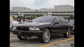 Xtreme Kustoms Carshow : Castro's 1996 Chevrolet Impala SS on 26" Wheels. 7inch rear lip