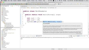 Intro to the Math Class