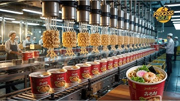 How Instant Noodles Are Made in Factories | Instant Noodles Factory | 1 Billion Noodles Yearly