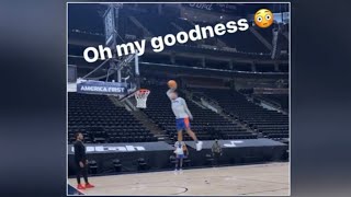 Dennis Smith Jr. Throws Down INCREDIBLE DUNK In Practice You Have To SEE TO BELIEVE