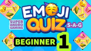 EMOJI QUIZ Picture Guessing level BEGINNER 1 all levels gameplay screenshot 2