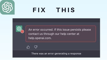 How to Fix “An error occurred" in ChatGPT