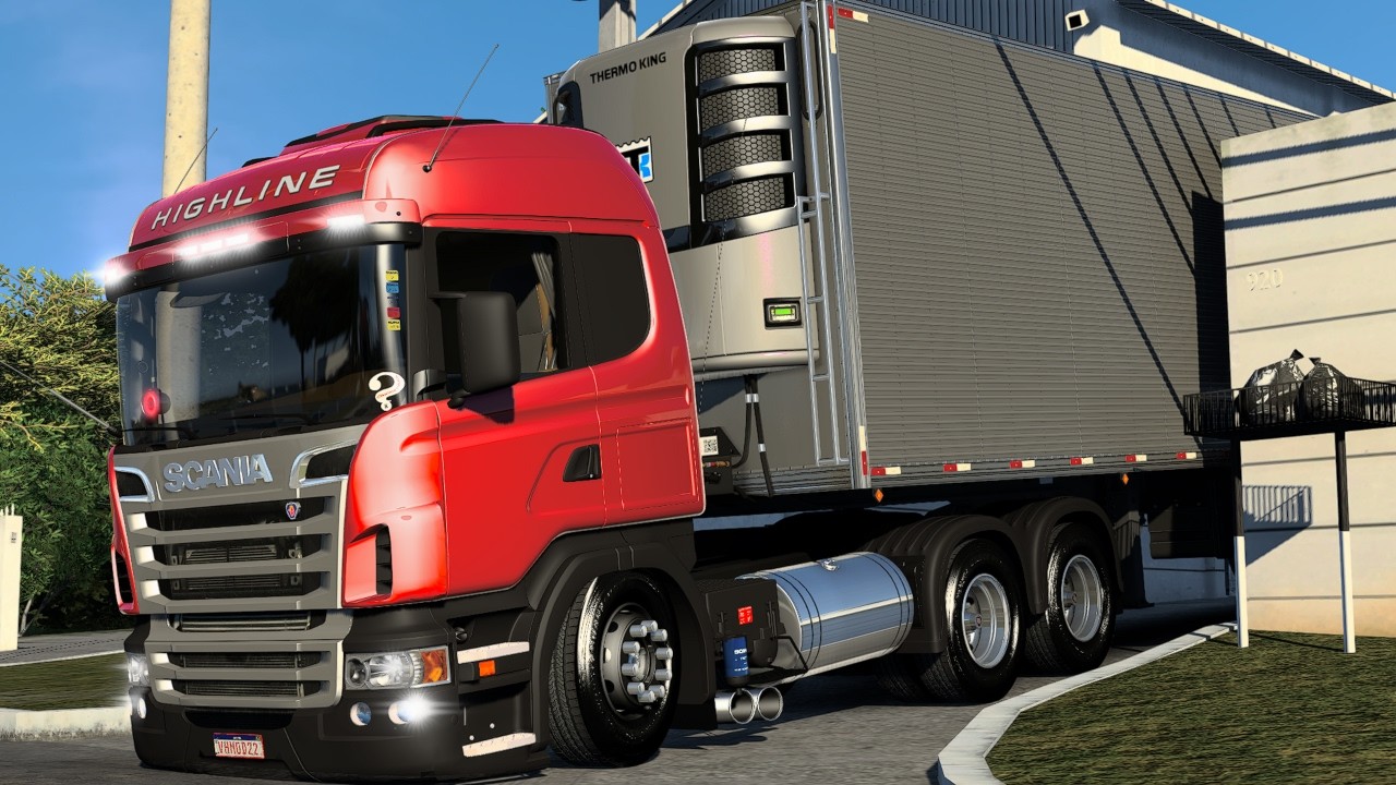 SCANIA HIGHLINE NA CÂMARA FRIA | ETS2 1.58 MODS