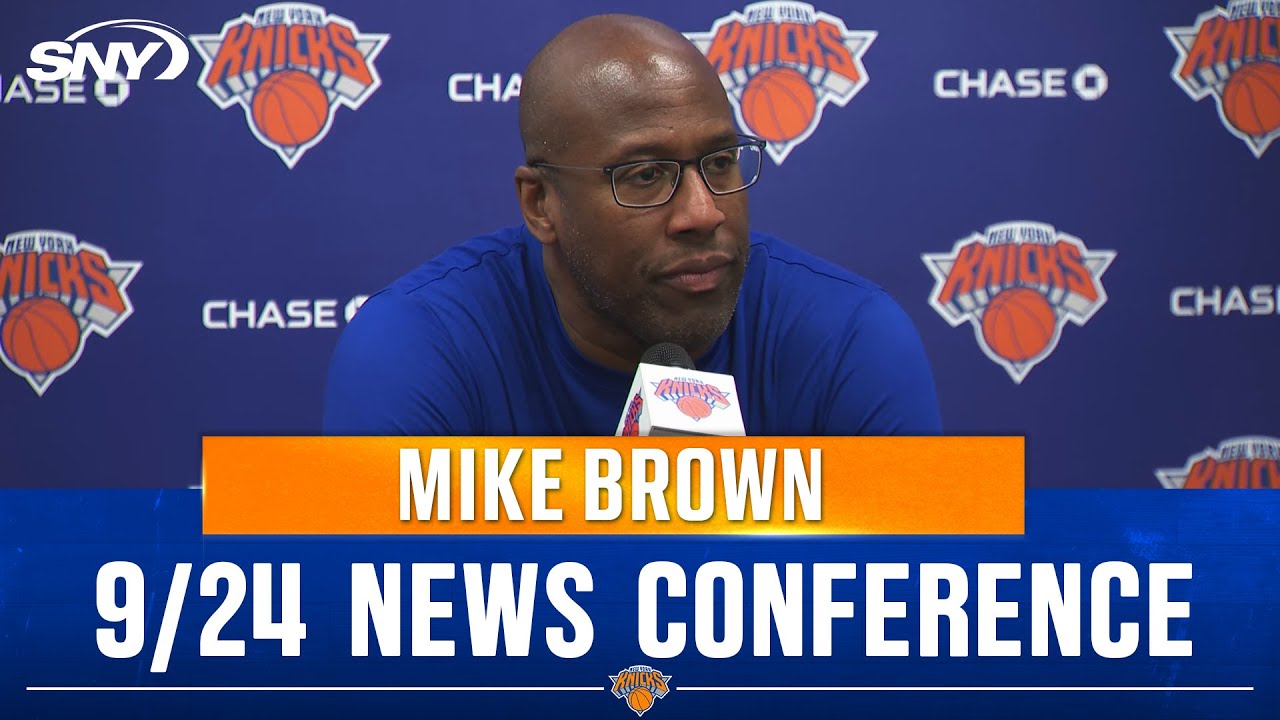 Главный тренер «Никс» Майк Браун о травме Джоша Харта, глубоком составе и первой тренировке с ком...