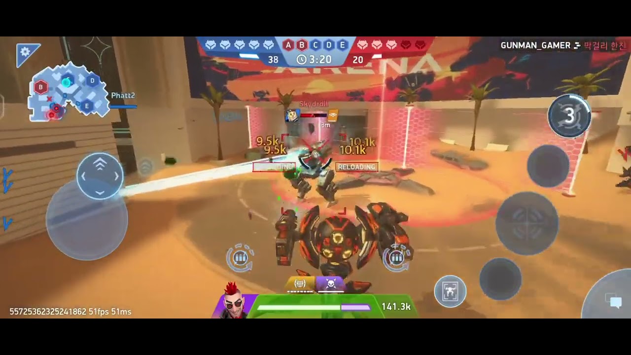 Mech Arena Gameplay|Revoker Surge Godlike in CPC|