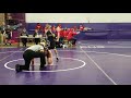 Drew round 2 vs LaSalle freshman pin