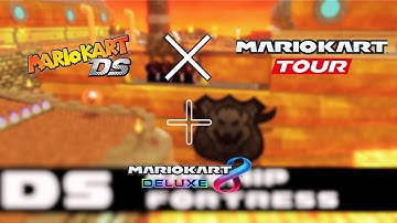 DS Airship Fortress ( Tour Remastered ) | Mario kart 8 Deluxe Custom Track