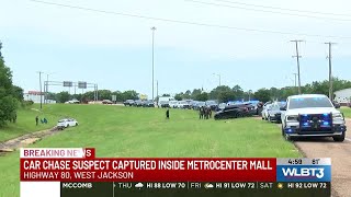 Man captured inside MetroCenter Mall after crashing vehicle during police pursuit