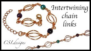 Intertwining chain links ⎮ Make your own chain series