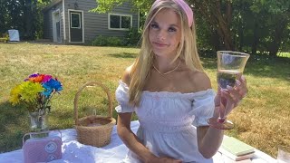ASMR Come Have A Picnic With Me 🌸 (soft spoken roleplay) 🧺 screenshot 5