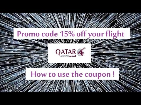 Qatar airways Promo code save 15%  off your flight