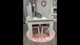 Lahome ABC Alphabet Kids Round Rug - 4' Diameter Alphabet Educational Area Rugs Non-Slip Baby Soft