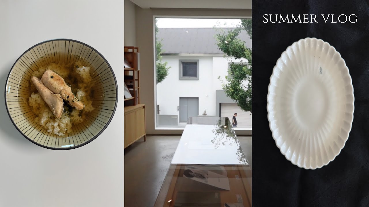 VLOG. 정갈한 나의 집밥요리👩‍🍳 오차즈케와 솥밥 밥상. 좋아하는 그릇소개. pkm미술관. 코엑스쇼핑. 일상브이로그