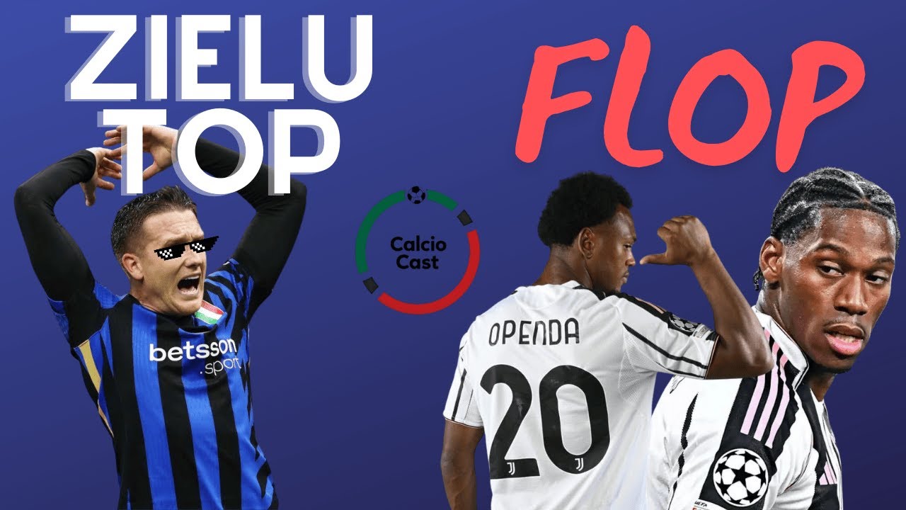 ZIELIŃSKI TOP. ATAK JUVENTUSU FLOP | RANKING TRANSFEROWYCH NIEWYPAŁÓW | CALCIOCASTPL
