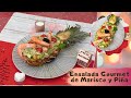 Ensalada Gourmet de Langostinos y Piña - Recetas saludables para Navidad
