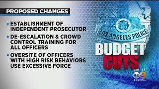 LAPD Budget Cuts Draw Backlash From Police Union, Speculation From Activists