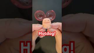 Check out this cute hotdog #gacha! #toys #japan #gachapon