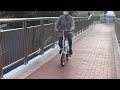 電動ハイブリッド自転車『Airwheel R6』 電動バイクモードの動画