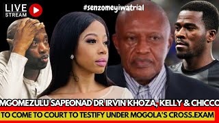 The Senzo Meyiwa Trial: DR Irvin Khoza, Chicco Twala &  KELLY KHUMALO TO BE SUBPOENA BY THE DEFFENSE