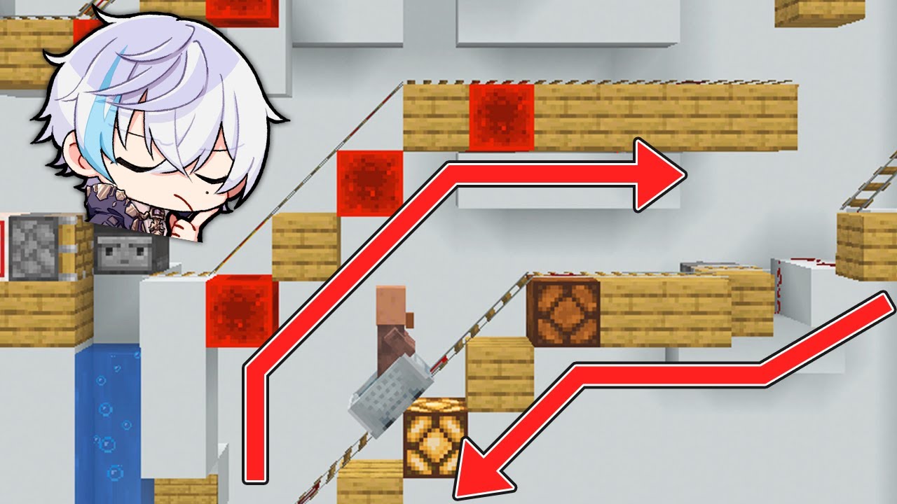 【マイクラ】ヒ｡タゴラ装置作り建築対決！！【マインクラフト】