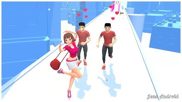 Makeover run gameplay android ios game walkthrough apk all levels #1